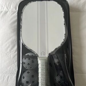 White and Gray Pickleball Paddle Set